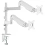 Aisens Soporte de Mesa Eco Contrapeso para 2 Monitores 17-32 Pulgadas, Blanco